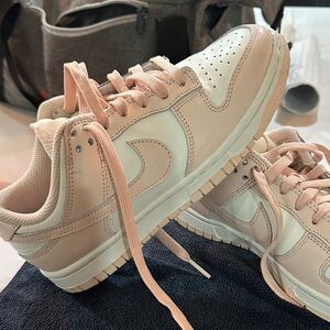 Nike Women's Pink and White Sneakers